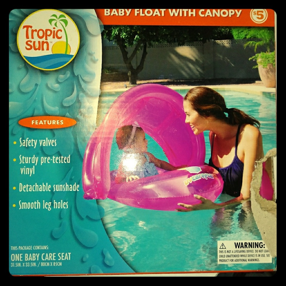 Baby float with Canopy